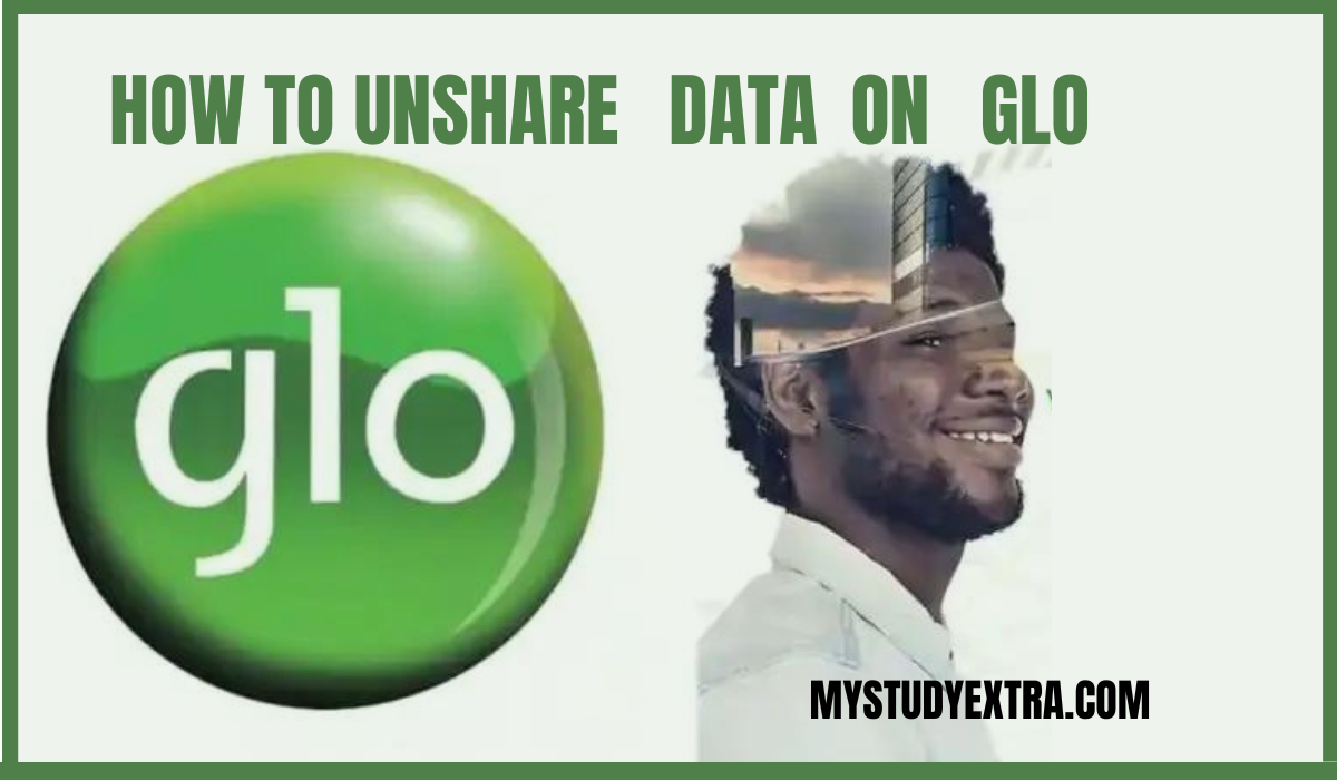 How to unshare data on glo